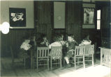 Children at mealtime, The University of Iowa, ca. 1920