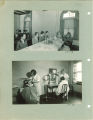 Private, formal dining area and beauty salon in Currier Hall, The University of Iowa, March 1929