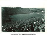 Football game at Kinnick Stadium, The University of Iowa, 1930s