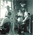 Dentists with patients, The University of Iowa, 1940s