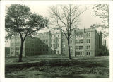 West side of Medical Laboratories, the University of Iowa, October 1927
