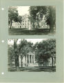 Two views of MacBride Hall, the University of Iowa, 1920s?