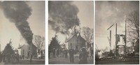 St. Peter Lutheran Church in Garnavillo, Iowa -1945 fire