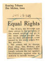 Equal rights