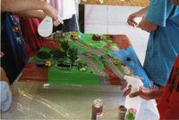 2011  Fair Booth Miniature Village Display