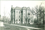 Sidewalks near Calvin Hall on the Pentacrest, the University of Iowa, between 1900 and 1902