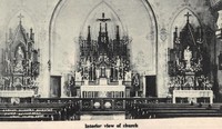 St. Joseph's Catholic Church in Garnavillo, Iowa -Interior