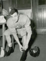 Bill Weeks, football player, 1950