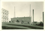 Engineering Building seen from Pentacrest, the University of Iowa, July 1924