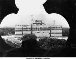 Veterans Hospita under construction, Iowa City, Iowa, September 1950