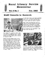 Rural Library Service Newsletter