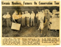 Kiwanis members on a conservation tour. 