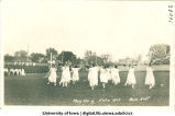 Women dancing for May Day at Iowa Field, The University of Iowa, May 1915