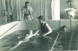 Children having physical therapy in water at Children's Hospital, The University of Iowa, June 24, 1937