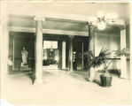 Lobby in Schaeffer Hall, the University of Iowa, 1905