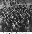 Pentacrest crowd, The University of Iowa, 1941