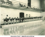 Halsey Pool deck, The University of Iowa, 1930s