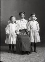 Woman with two girls
