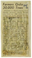 1963 - Farmers Order 3,000 Trees