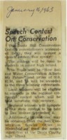 1963 - Speech contest on conservation