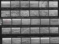 Photo negatives of aerial views of unidentified  Plymouth County farmland