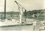 Ceremony to lay the cornerstone for MacLean Hall, the University of Iowa, 1908