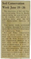 Soil Conservation Week to be observed. 