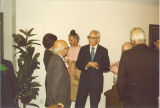 Reception with Dr. John Martin at the Rare Book Room, the University of Iowa, Mar. 31, 1989