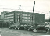 North-west view of the Main Library, the University of Iowa, April 7, 1951