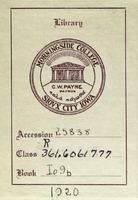 Morningside College Library bookplate