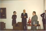 Reception with Dr. John Martin at the Rare Book Room, the University of Iowa, Mar. 31, 1989