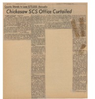 Chickasaw SCS office curtailed.