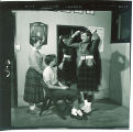 Freshmen members of the Scottish Highlanders, The University of Iowa, October 11, 1954