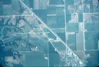 Unidentified aerial views of Des Moines County farmland