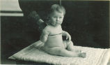 Measuring an infant's growth, The University of Iowa, 1920s