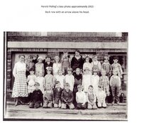 1915 photo  - Harold Poling's elementary grade class; no other names