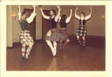 Dancers performing Highland fling at Highland Arts and Tartan Ball, The University of Iowa, 1978