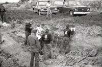 FFA students work in a field