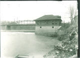 South view of Hydroelectric Plant, the University of Iowa, 1920s?