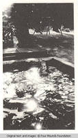 Frindy Burden swimming in pool