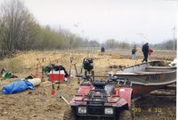 1999 Flint Creek Work day on Richard Olson's property