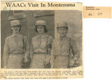 WAACs visit in Montezuma