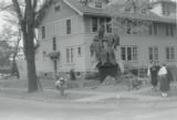 Kappa Alpha Theta Homecoming lawn display, 1952