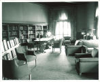 Reading room in the Iowa Memorial Union, the University of Iowa, 1950s?