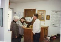1996  Violet Locke, Janie Fair and Frank Hedges at 50th anniversary open house