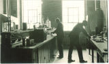 Men working in the research laboratory in Chemistry Building, The University of Iowa, 1930s