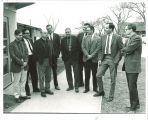 Iowa Writers' Workshop staff David Pryce Jones, R.V. Cassill, Robert Williams, Richard Yates, Paul Engle, Mark Strand, Eugene K. Garber, George Starbuck and Frederic Will, The University of Iowa, mid-1960s