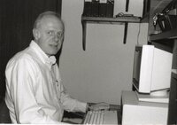 1990  Darrell Belzer, Earth Team Volunteer in the Soil Conservation Service office in Burlington, Iowa