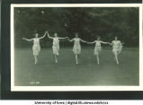 Dancers outside, The University of Iowa, 1928
