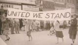 Women's March for Better Schools, Oskaloosa, Iowa, circa 1940